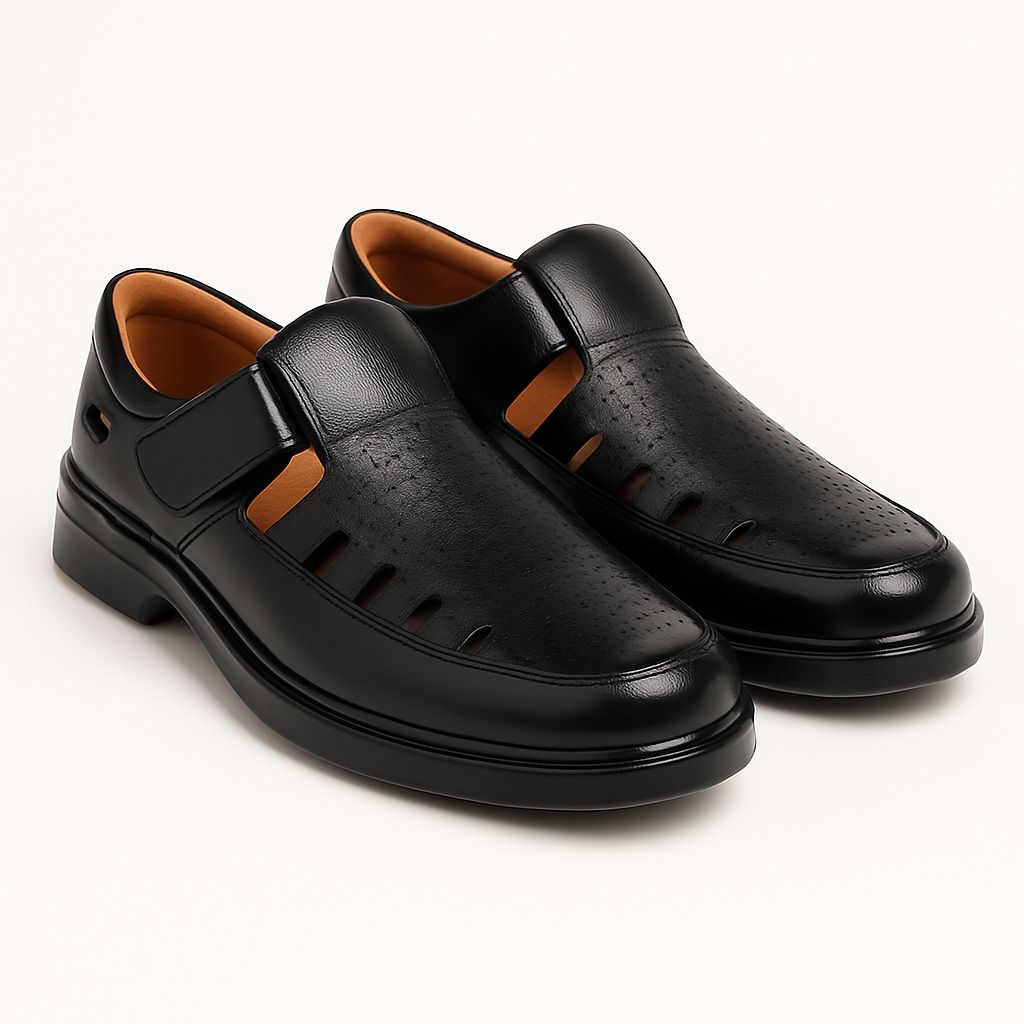 Comfort Band Sandals|CBS-110-BLK